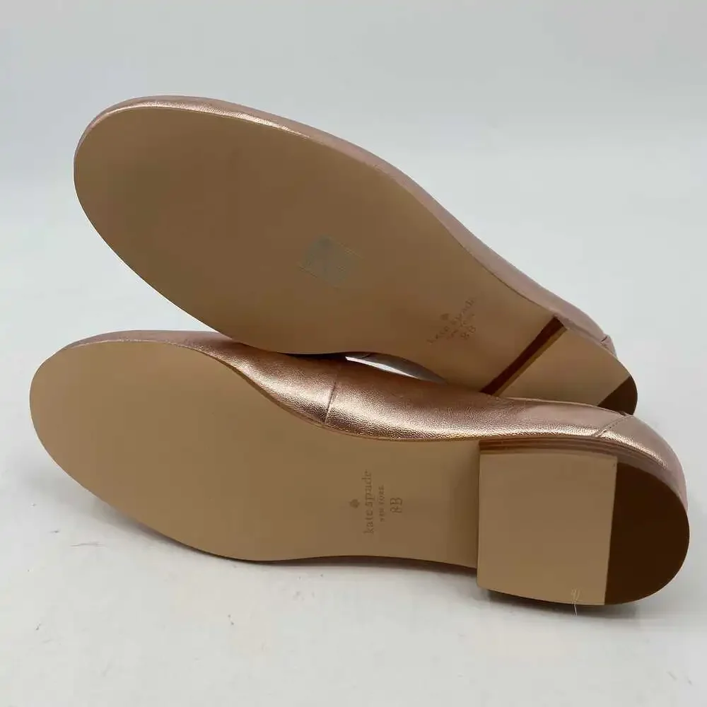 Kate Spade Pink City Nights Metallic Glitter Loafers | Women’s Size 8